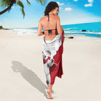 Hands Off Greenland Sarong Poland Bear with Flag