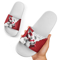 Hands Off Greenland Slide Sandals Poland Bear with Flag