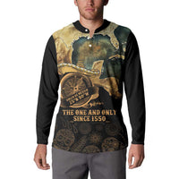 Gulf Of Mexico Button Sweatshirt Historic Gulf of Mexico Map Since 1550