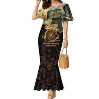 Gulf Of Mexico Family Matching Mermaid Dress and Hawaiian Shirt Historic Gulf of Mexico Map Since 1550