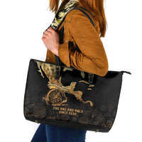 Gulf Of Mexico Leather Tote Bag Historic Gulf of Mexico Map Since 1550