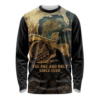 Gulf Of Mexico Long Sleeve Shirt Historic Gulf of Mexico Map Since 1550