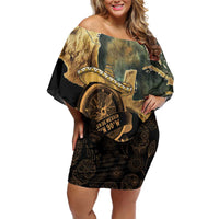 Gulf Of Mexico Off Shoulder Short Dress Historic Gulf of Mexico Map Since 1550