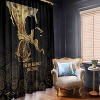 Gulf Of Mexico Window Curtain Historic Gulf of Mexico Map Since 1550