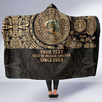 Gulf of Mexico Personalized Hooded Blanket Since 1569 Aztec Vingtage
