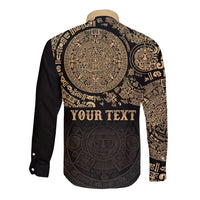 Gulf of Mexico Personalized Long Sleeve Button Shirt Since 1569 Aztec Vingtage