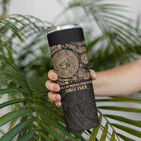 Gulf of Mexico Personalized Skinny Tumbler Since 1569 Aztec Vingtage