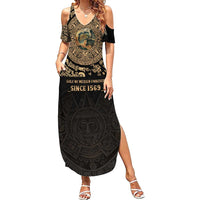 Gulf of Mexico Personalized Summer Maxi Dress Since 1569 Aztec Vingtage
