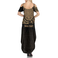Gulf of Mexico Personalized Summer Maxi Dress Since 1569 Aztec Vingtage