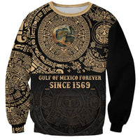 Gulf of Mexico Personalized Sweatshirt Since 1569 Aztec Vingtage