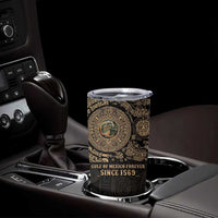 Gulf of Mexico Personalized Tumbler Cup Since 1569 Aztec Vingtage
