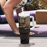 Gulf of Mexico Personalized Tumbler With Handle Since 1569 Aztec Vingtage