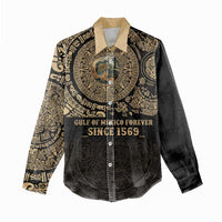 Gulf of Mexico Personalized Women Casual Shirt Since 1569 Aztec Vingtage