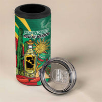 Gulf of Mexico Since 1672 Personalized 4 in 1 Can Cooler Tumbler Mexican Tequila and Tacos