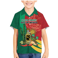 Gulf of Mexico Since 1672 Personalized Family Matching Mermaid Dress and Hawaiian Shirt Mexican Tequila and Tacos