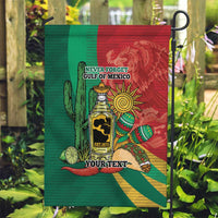 Gulf of Mexico Since 1672 Personalized Garden Flag Mexican Tequila and Tacos