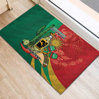 Gulf of Mexico Since 1672 Personalized Rubber Doormat Mexican Tequila and Tacos