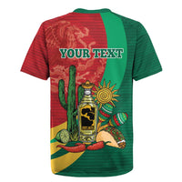 Gulf of Mexico Since 1672 Personalized Rugby Jersey Mexican Tequila and Tacos