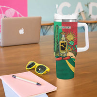 Gulf of Mexico Since 1672 Personalized Tumbler With Handle Mexican Tequila and Tacos