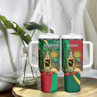 Gulf of Mexico Since 1672 Personalized Tumbler With Handle Mexican Tequila and Tacos