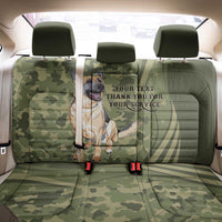 United States Canine Personalized Back Car Seat Cover USA Military K9s Camouflage