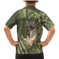 United States Canine Personalized Family Matching Mermaid Dress and Hawaiian Shirt USA Military K9s Camouflage