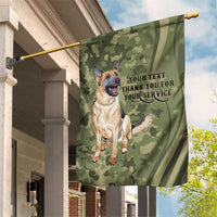 United States Canine Personalized Garden Flag USA Military K9s Camouflage