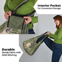 United States Canine Personalized Grocery Bag USA Military K9s Camouflage