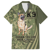 United States Canine Personalized Hawaiian Shirt USA Military K9s Camouflage