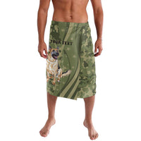 United States Canine Personalized Lavalava USA Military K9s Camouflage