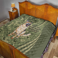 United States Canine Personalized Quilt USA Military K9s Camouflage