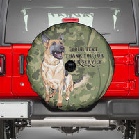 United States Canine Personalized Spare Tire Cover USA Military K9s Camouflage