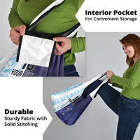 Argentina Football Custom Grocery Bag Vamos La Albiceleste Half Version