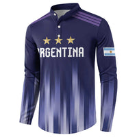 Argentina Football Custom Button Sweatshirt Vamos La Albiceleste Vintage