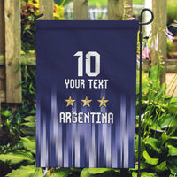 Argentina Football Custom Garden Flag Vamos La Albiceleste Vintage