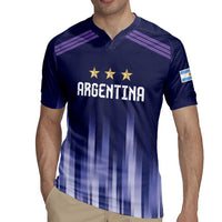 Argentina Football Custom Rugby Jersey Vamos La Albiceleste Vintage