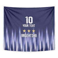 Argentina Football Custom Tapestry Vamos La Albiceleste Vintage