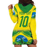 Brazil Football Custom Hoodie Dress Brasil Birds Mascot Bora Brasil!