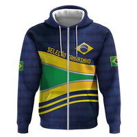 Brazil Football Custom Hoodie Selecao Canarinho Flag Motif