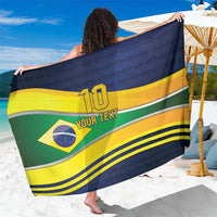 Brazil Football Custom Sarong Selecao Canarinho Flag Motif