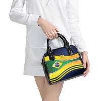 Brazil Football Custom Shoulder Handbag Selecao Canarinho Flag Motif