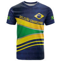 Brazil Football Custom T Shirt Selecao Canarinho Flag Motif