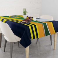 Brazil Football Custom Tablecloth Selecao Canarinho Flag Motif
