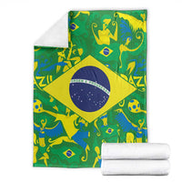 Brazil Ordem e Progresso Blanket Native Brasil Mixed Together
