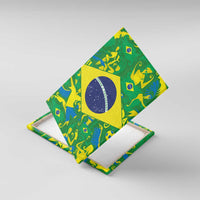 Brazil Ordem e Progresso Canvas Wall Art Native Brasil Mixed Together