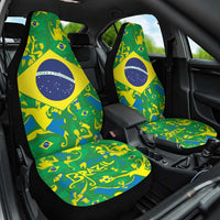 Brazil Ordem e Progresso Car Seat Cover Native Brasil Mixed Together