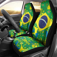 Brazil Ordem e Progresso Car Seat Cover Native Brasil Mixed Together