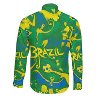 Brazil Ordem e Progresso Family Matching Long Sleeve Bodycon Dress and Hawaiian Shirt Native Brasil Mixed Together