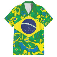 Brazil Ordem e Progresso Hawaiian Shirt Native Brasil Mixed Together