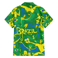Brazil Ordem e Progresso Hawaiian Shirt Native Brasil Mixed Together